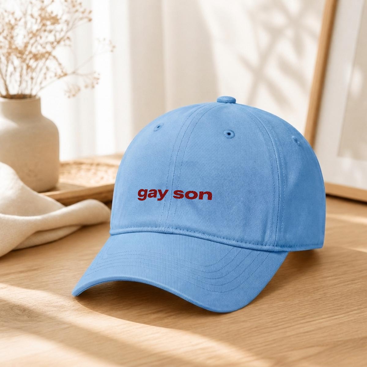 gay son Embroidered Cap ~ GAYSBIE