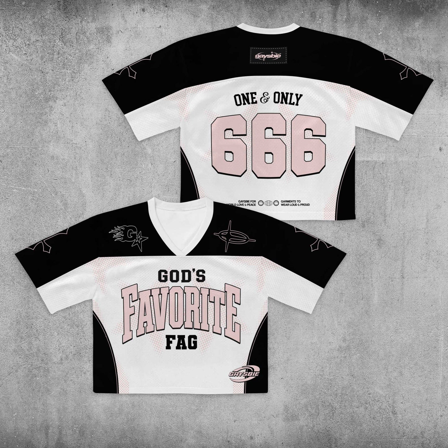 GOD'S FAVOURITE FAG Y2K Sport Jersey Shirts