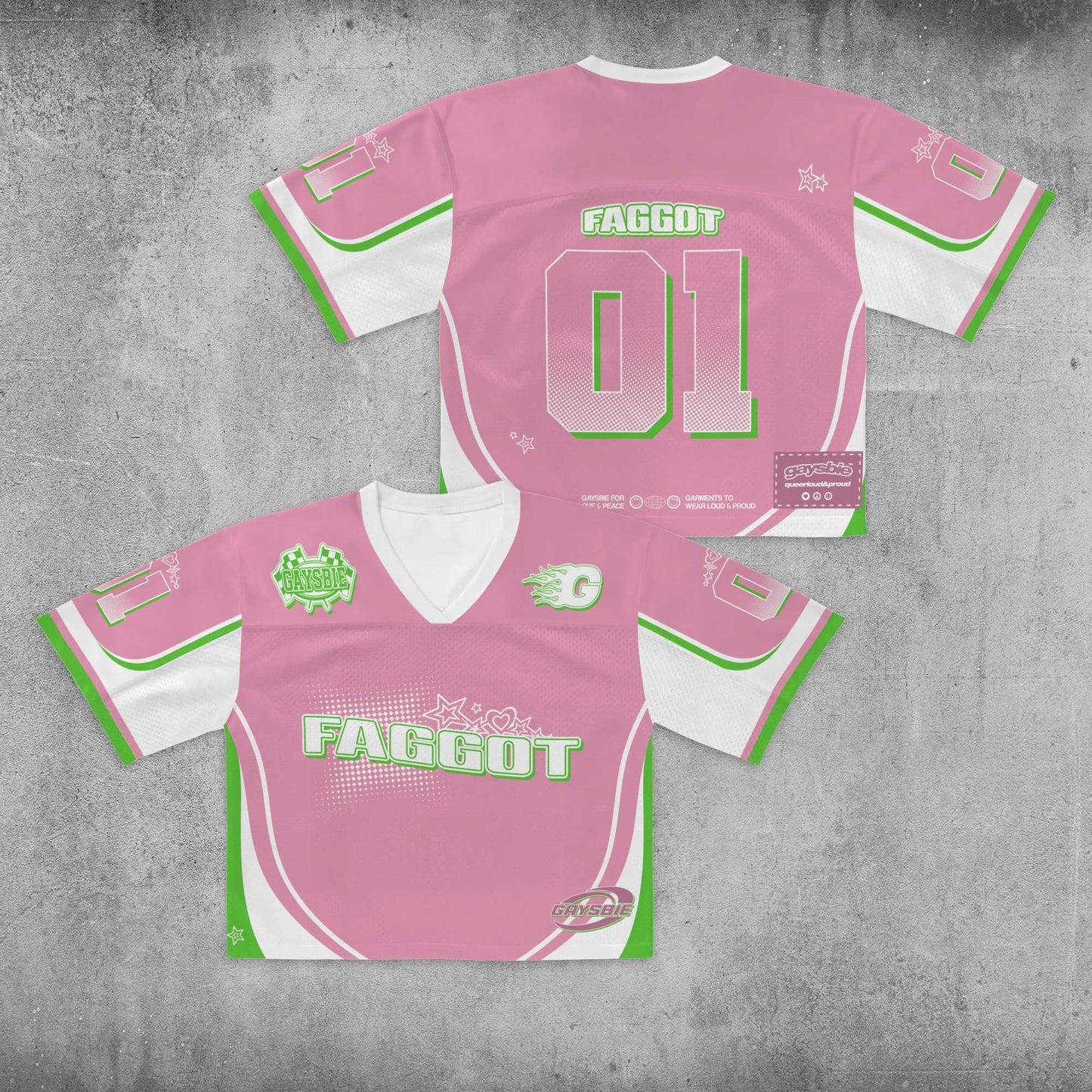 FAGGOT Y2K Sport Jersey Shirts