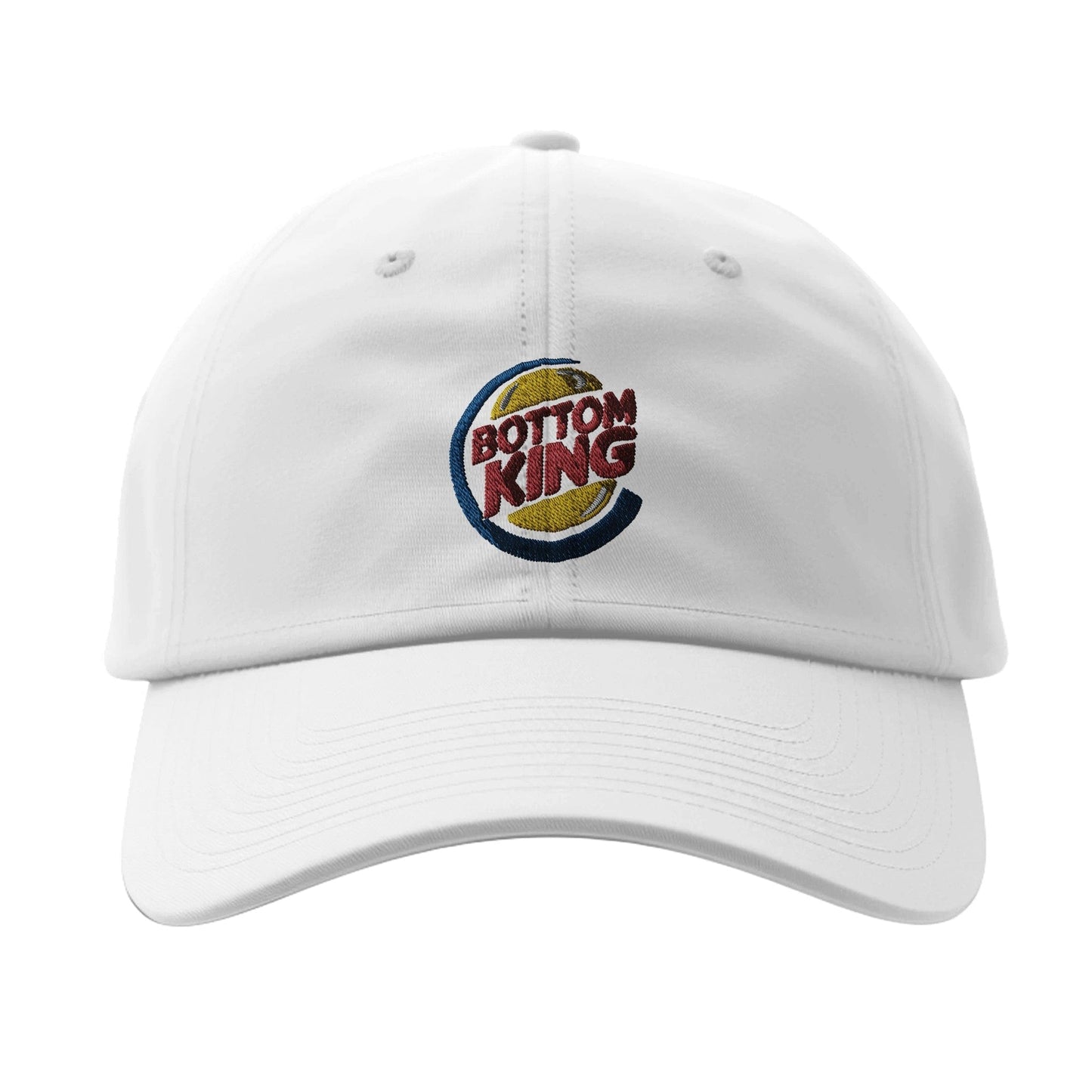 Caps BOTTOM KING BURGER Embroidered Cap ~ GAYSBIE PREMIUM MATERIALS