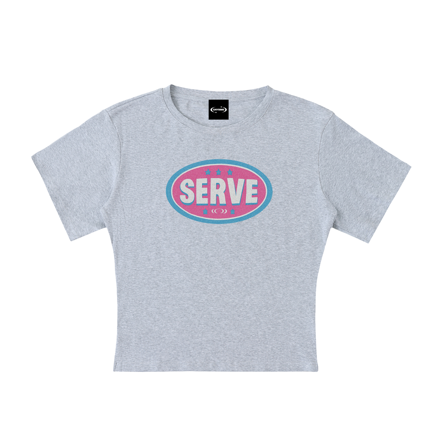 SERVE BADGE Baby Tee ~ GAYSBIE