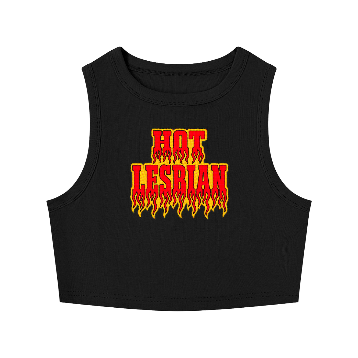 HOT LESBIAN Crop Tank ~ GAYSBIE