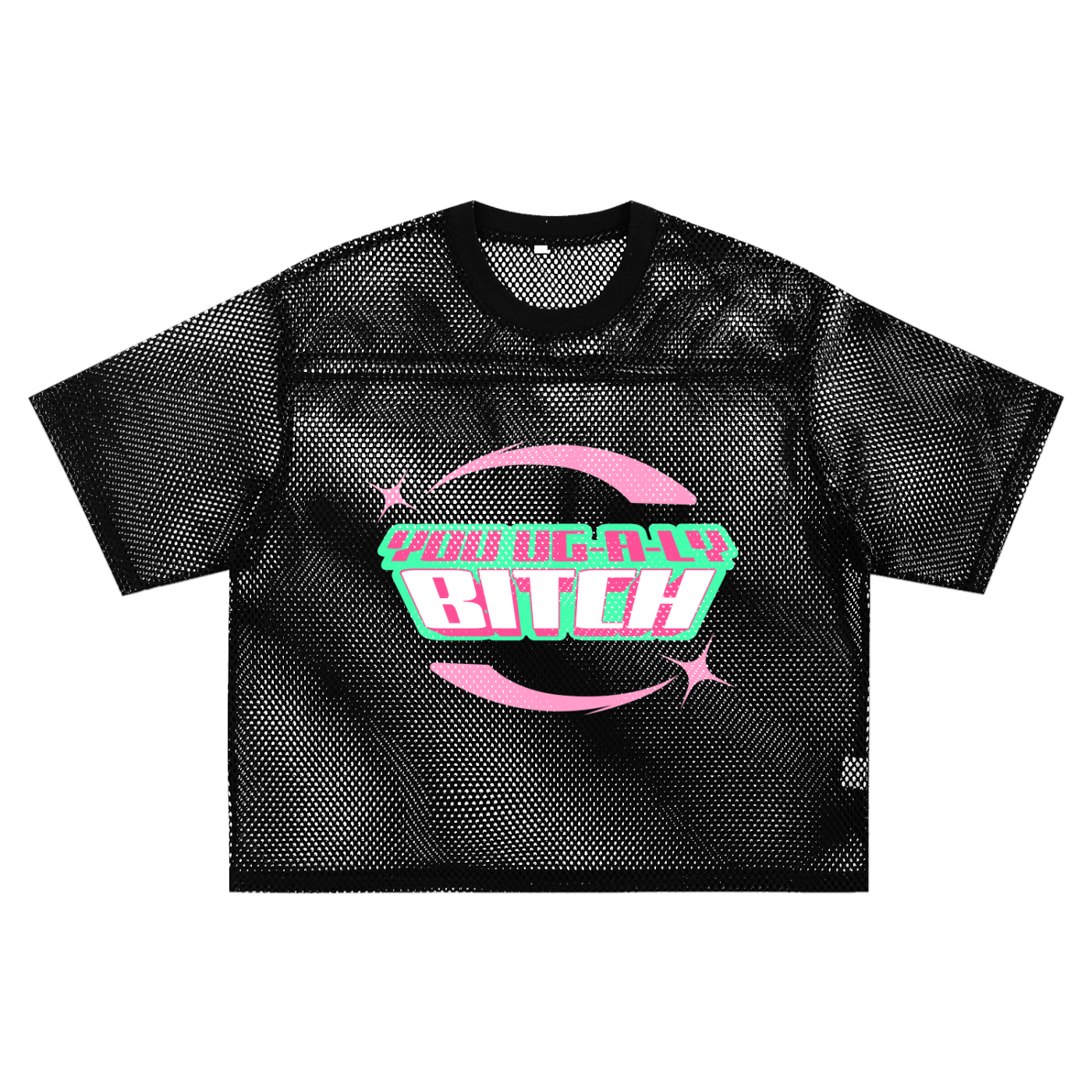 UG-A-LY Boxy Mesh Tee ~ GAYSBIE