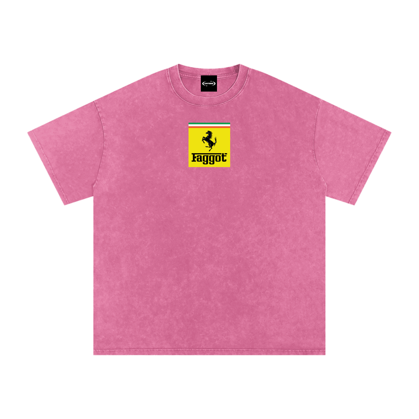 FAGGOT FERRARI Premium Oversized Tee ~ GAYSBIE