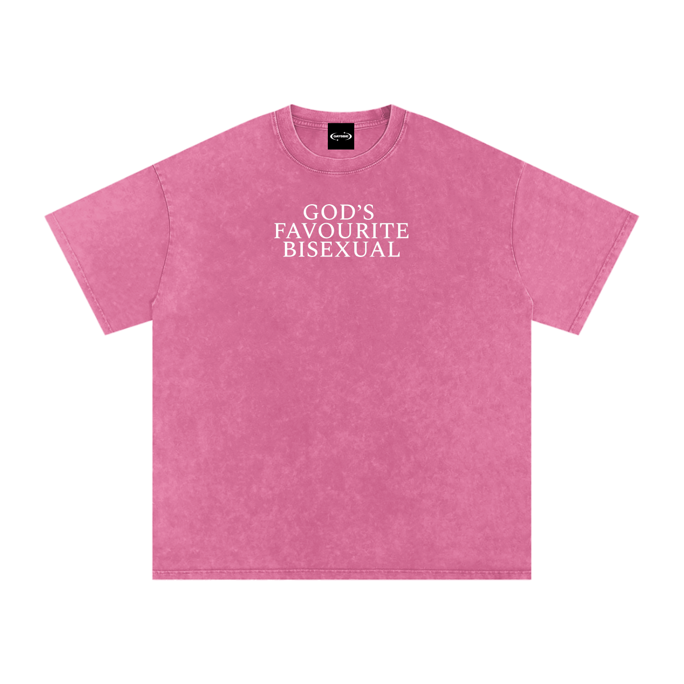 Oversize Tee BUBBLEGUM / S GOD'S FAVOURITE BISEXUAL Premium Oversized Tee ~ GAYSBIE PREMIUM MATERIALS