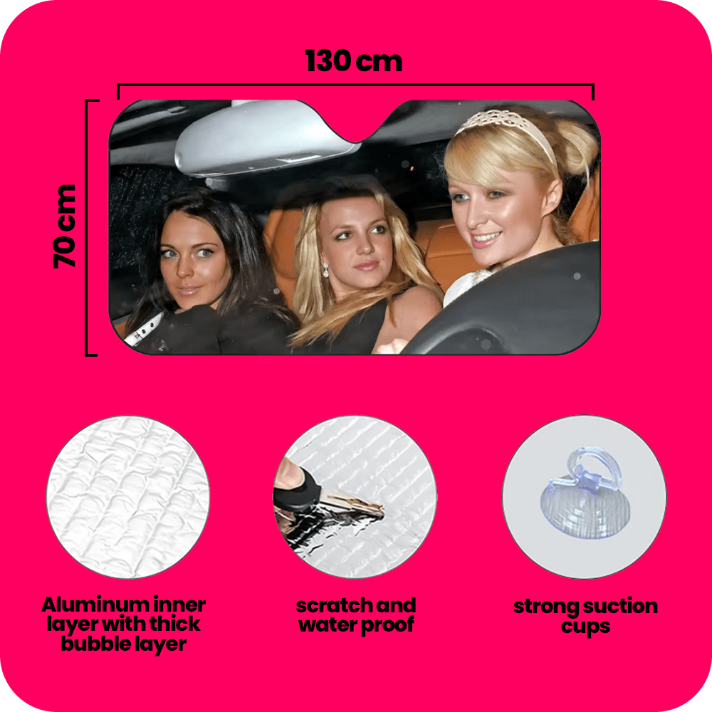 Paris Hilton Car Sunscreen