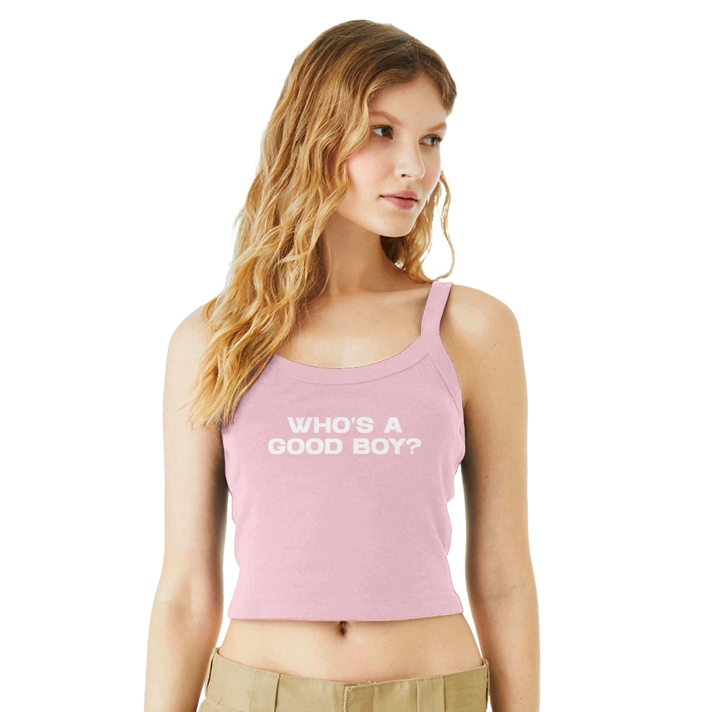 Ribbed Tank WHO'S A GOOD BOY? Baby Ribbed Tank ~ GAYSBIE GAYSBIE SHOP