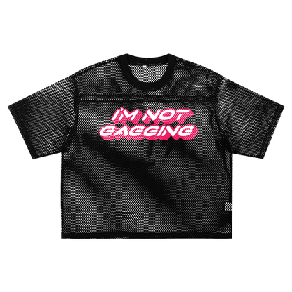 GAGGING Boxy Mesh Tee ~ GAYSBIE