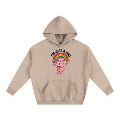 I'M JUST A GIRL BEAR Heavy Fleece Hoodie ~ GAYSBIE