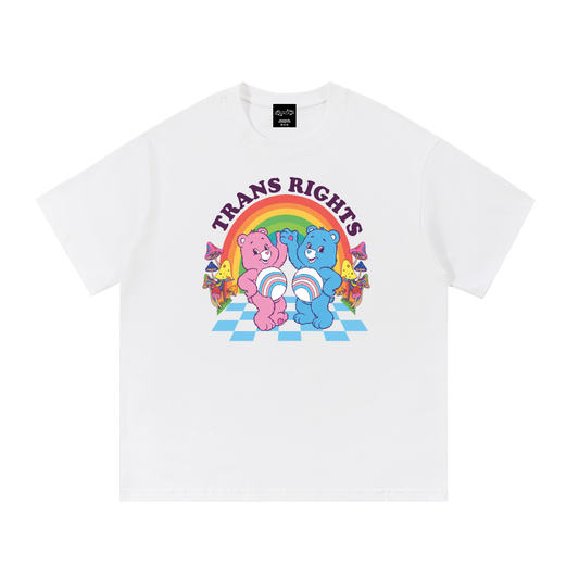 TRANS RIGHTS BEARS Oversize Signature Tee ~ GAYSBIE