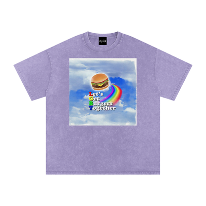 LGBT BURGER Premium Oversized Tee ~ GAYSBIE