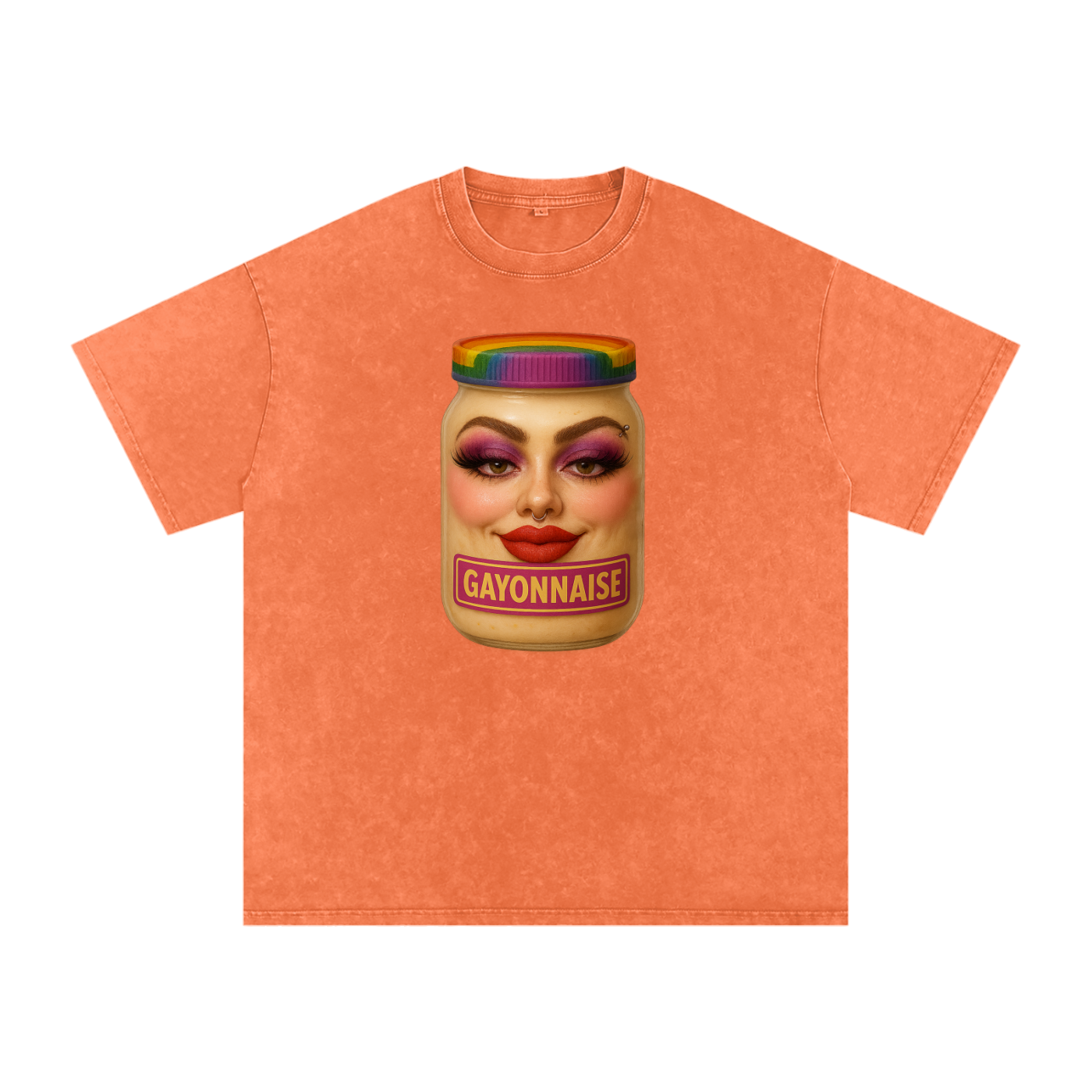 GAYONNAISE FACE Premium Oversized Tee ~ GAYSBIE