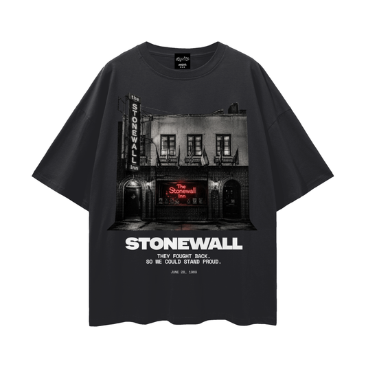 The Stonewall Inn Oversize Loose Drop Shoulder Tee ~ GAYSBIE