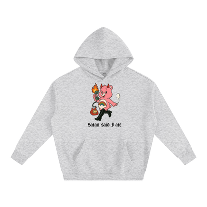 SATAN SAID I ATE BEAR Heavy Fleece Hoodie ~ GAYSBIE