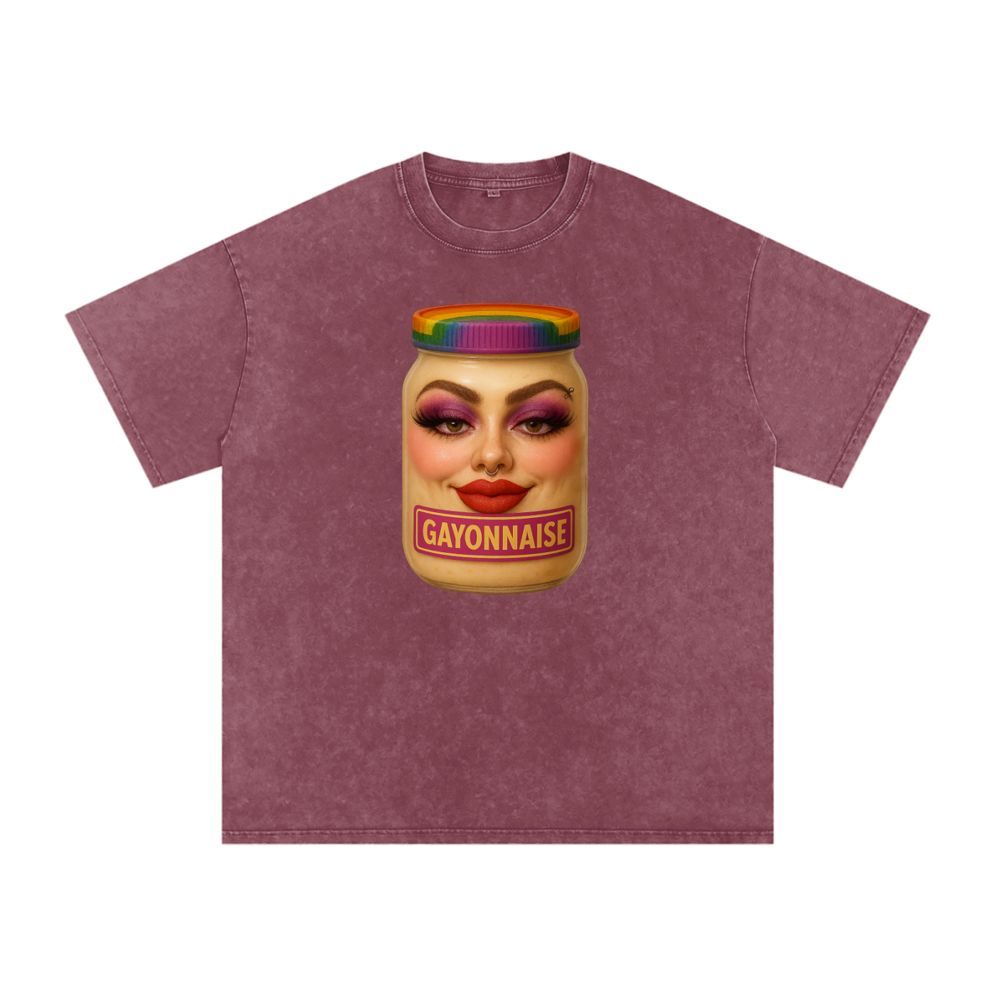 GAYONNAISE FACE Premium Oversized Tee ~ GAYSBIE