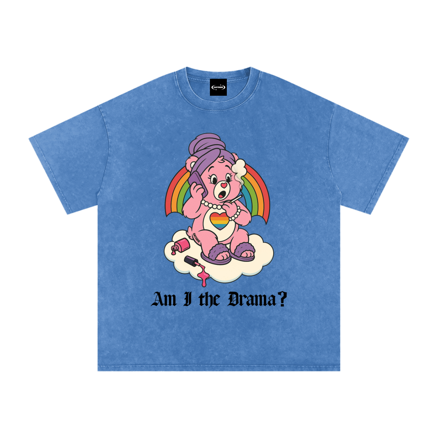 AM I THE DRAMA? BEAR Premium Oversized Tee ~ GAYSBIE