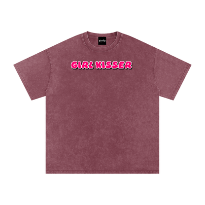 GIRL KISSER Premium Oversized Tee ~ GAYSBIE