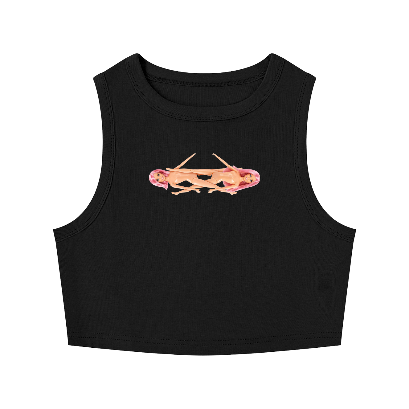 Lesbian Barbies Crop Tank ~ GAYSBIE