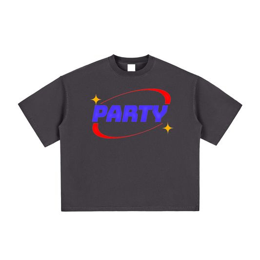PARTY Heavy Boxy Tee ~ GAYSBIE