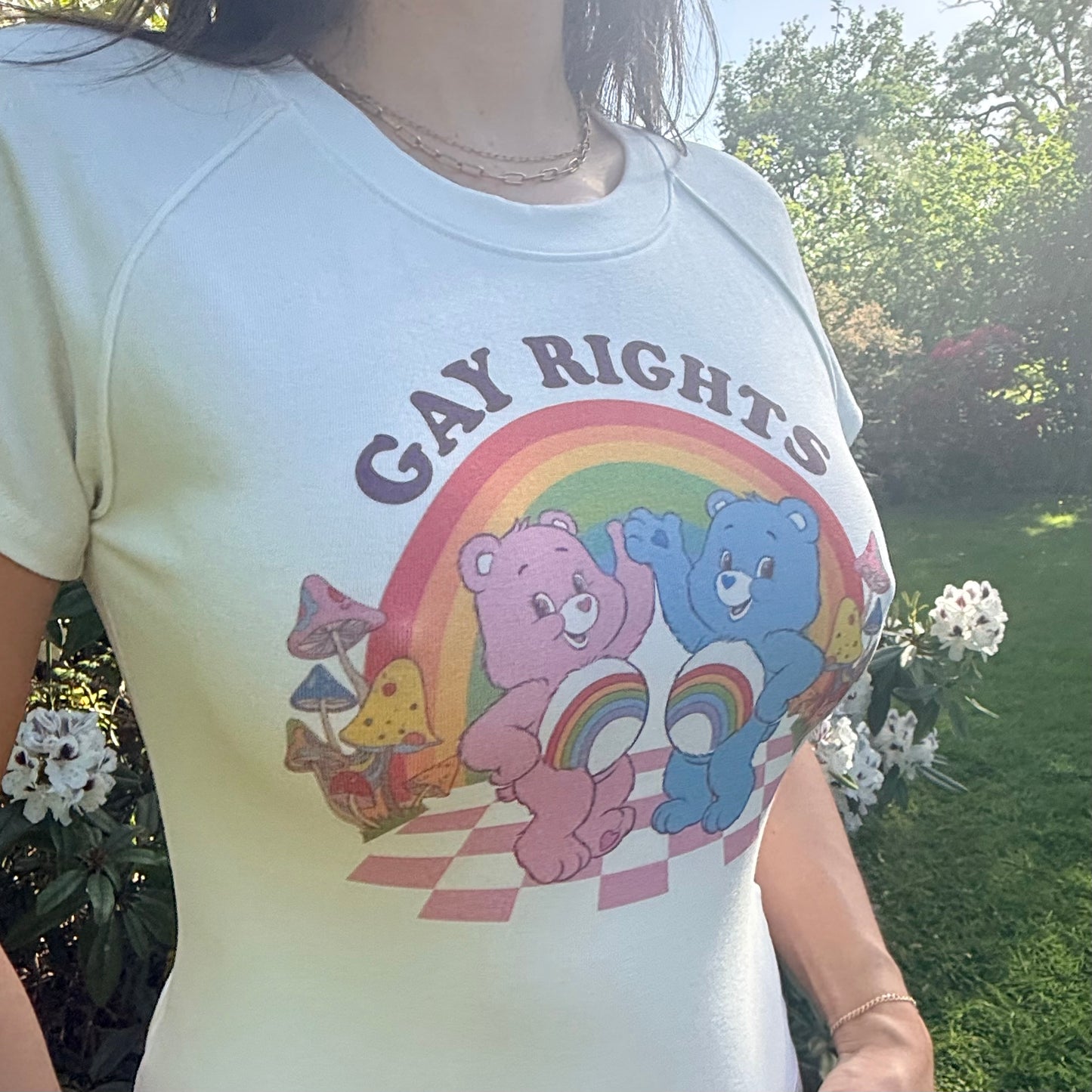 GAY RIGHTS BEARS Short Sleeve Crop ~ GAYSBIE