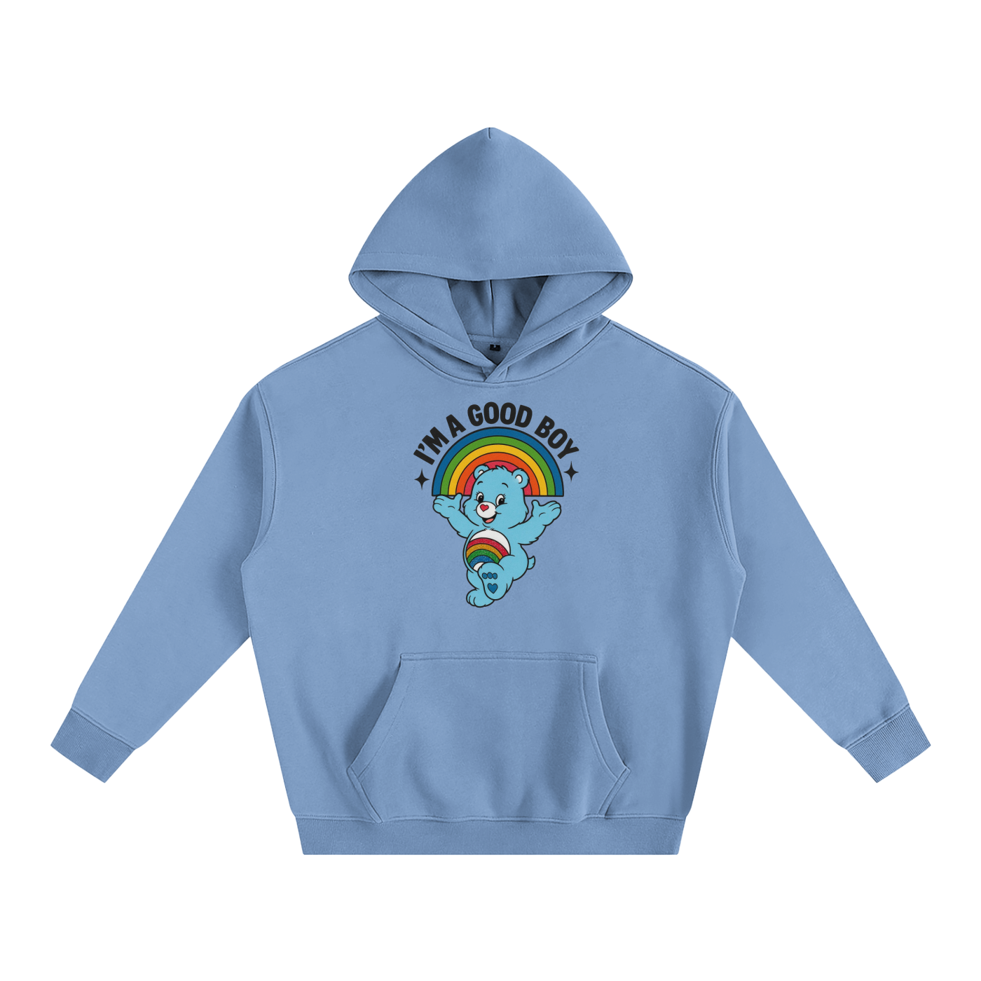 I'M A GOOD BOY BEAR Heavy Fleece Hoodie ~ GAYSBIE