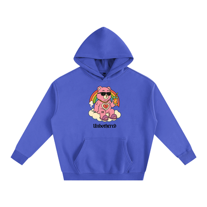 UNBOTHERED BEAR Heavy Fleece Hoodie ~ GAYSBIE