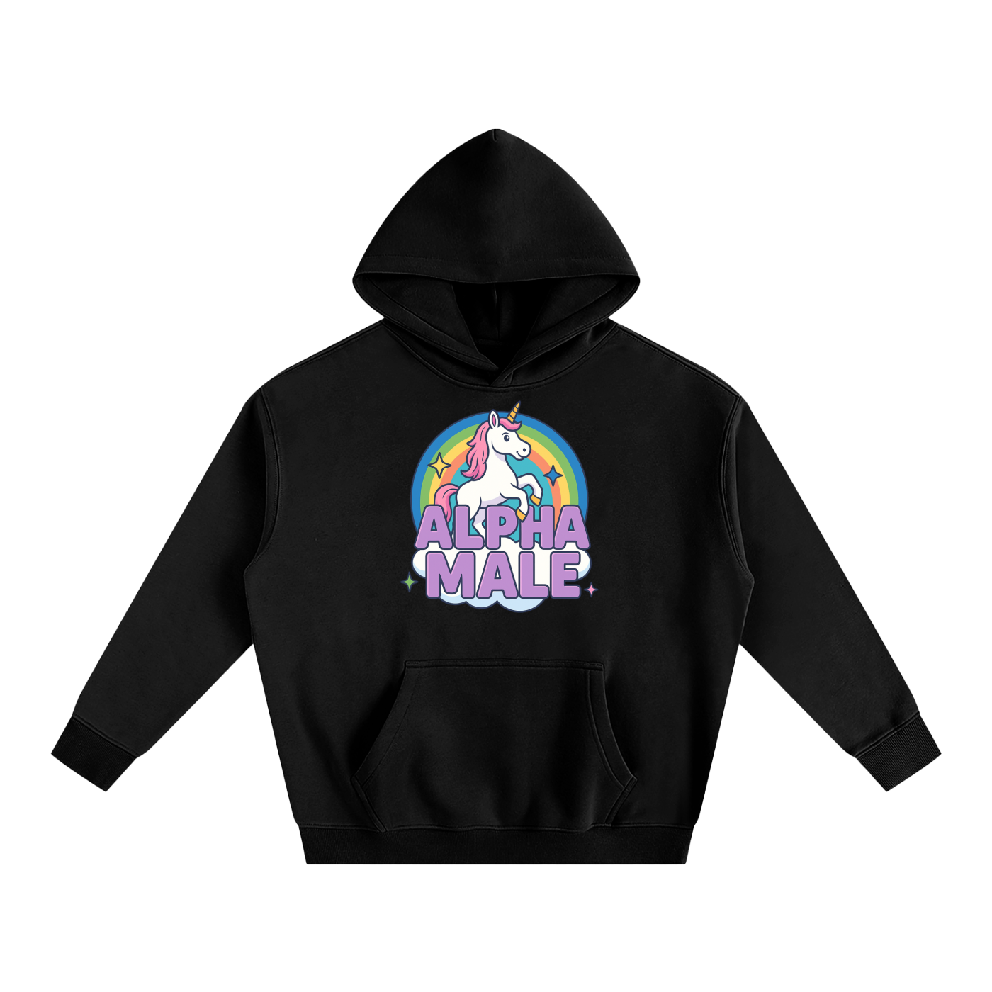 ALPHA MALE Heavy Fleece Hoodie ~ GAYSBIE