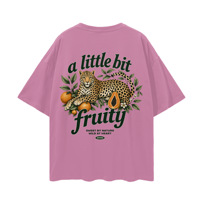 a little bit fruity Oversize Loose Drop Shoulder Tee ~ GAYSBIE