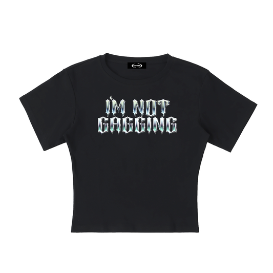 GAGGING Baby Tee ~ GAYSBIE