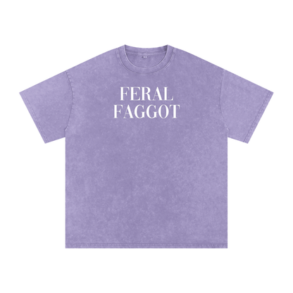 FERAL FOGGOT Premium Oversized Tee ~ GAYSBIE