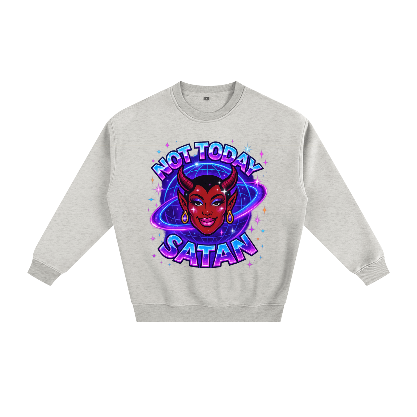 NOT TODAY SATAN Thick Fleece Sweat ~ GAYBSIE