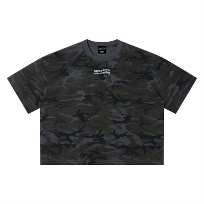 SAVE A HORSE RIDE A COWBOY Camo Boxy T-Shirt
