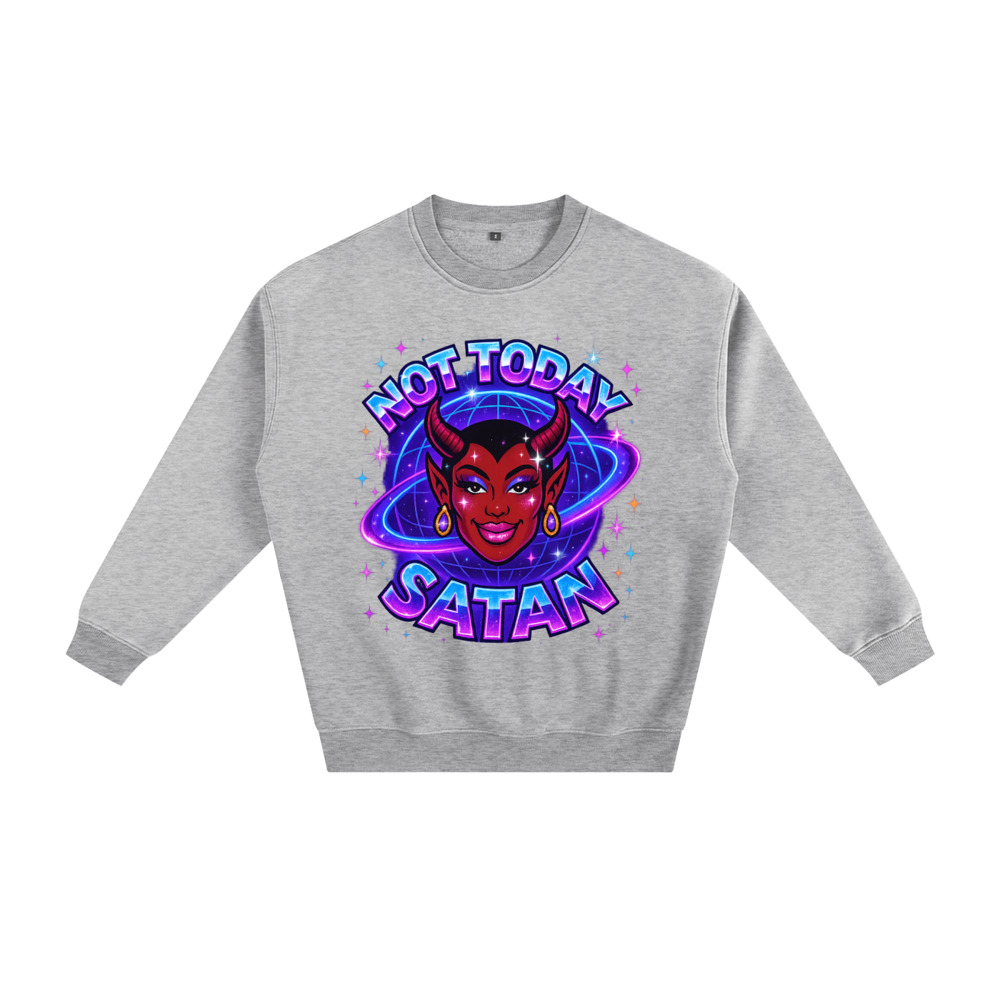 NOT TODAY SATAN Thick Fleece Sweat ~ GAYBSIE