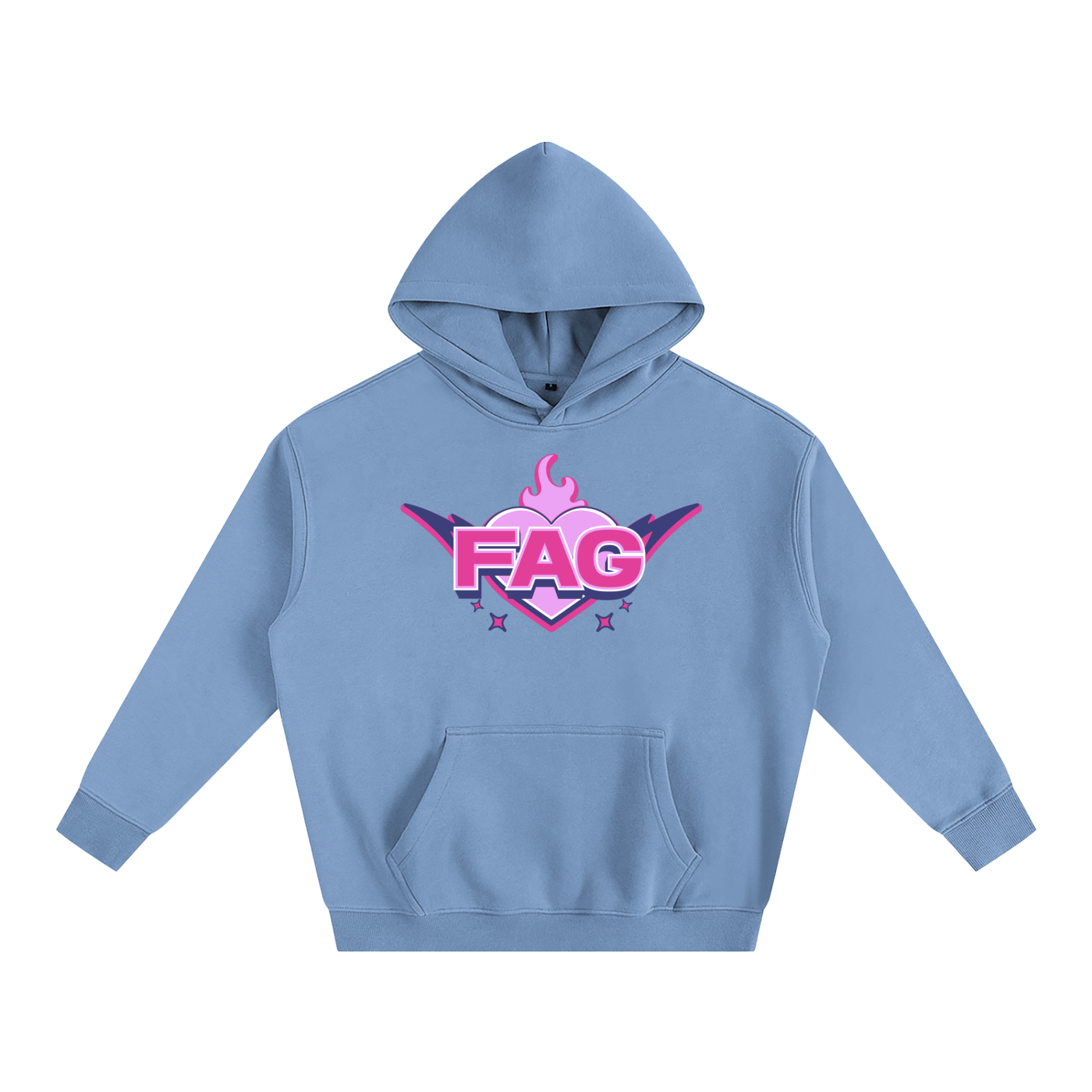 FAG Heavy Fleece Hoodie ~ GAYSBIE