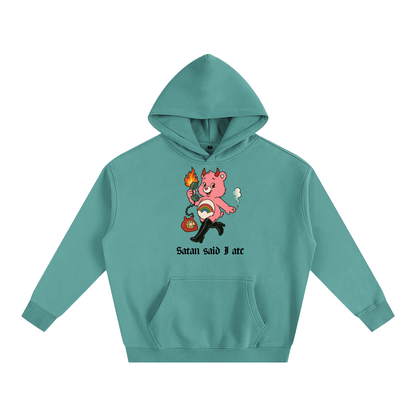 SATAN SAID I ATE BEAR Heavy Fleece Hoodie ~ GAYSBIE