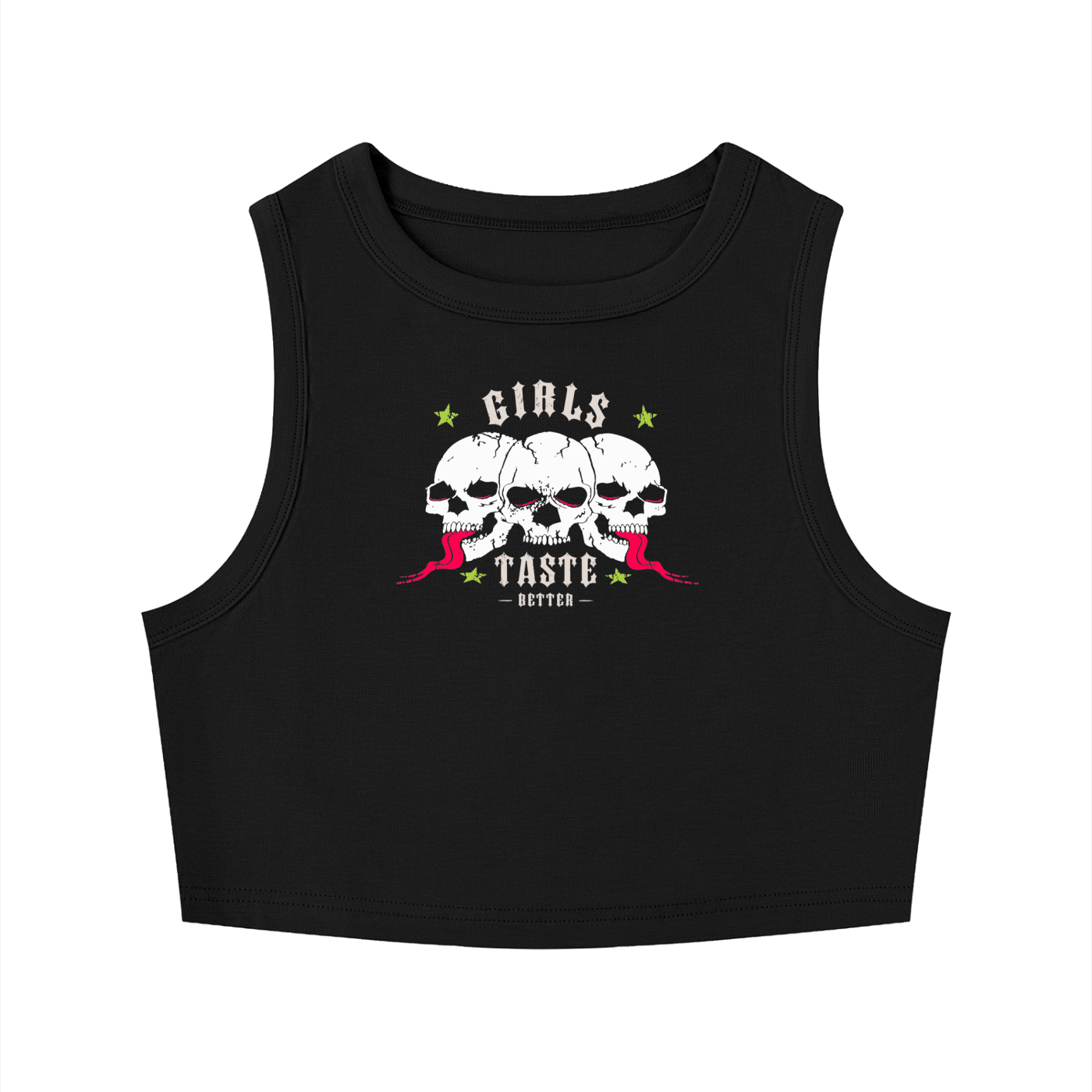 GIRLS TASTE BETTER Crop Tank ~ GAYSBIE