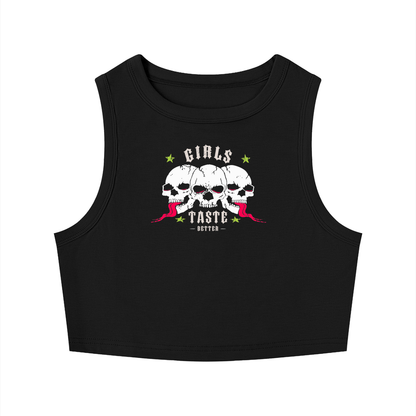 GIRLS TASTE BETTER Crop Tank ~ GAYSBIE