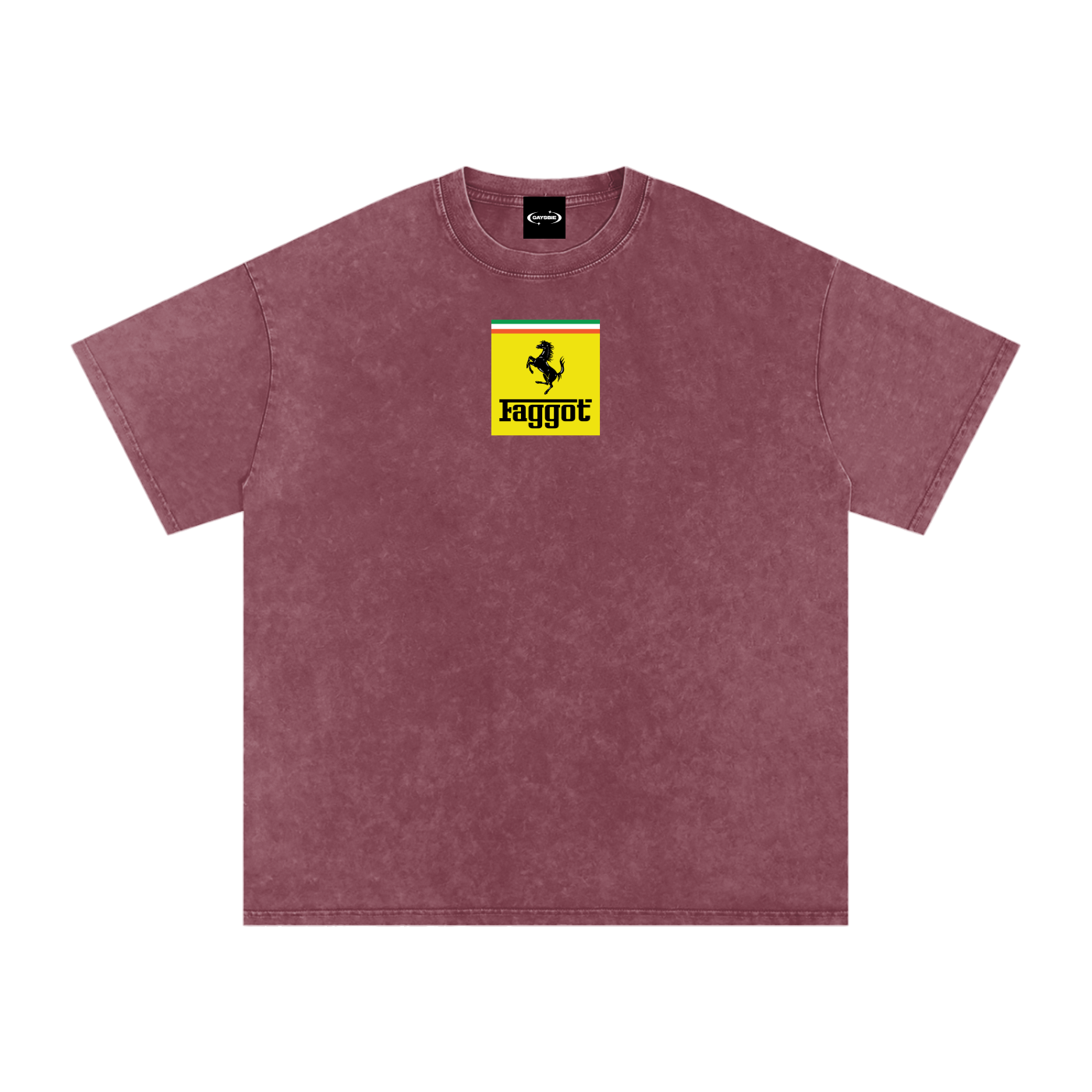FAGGOT FERRARI Premium Oversized Tee ~ GAYSBIE