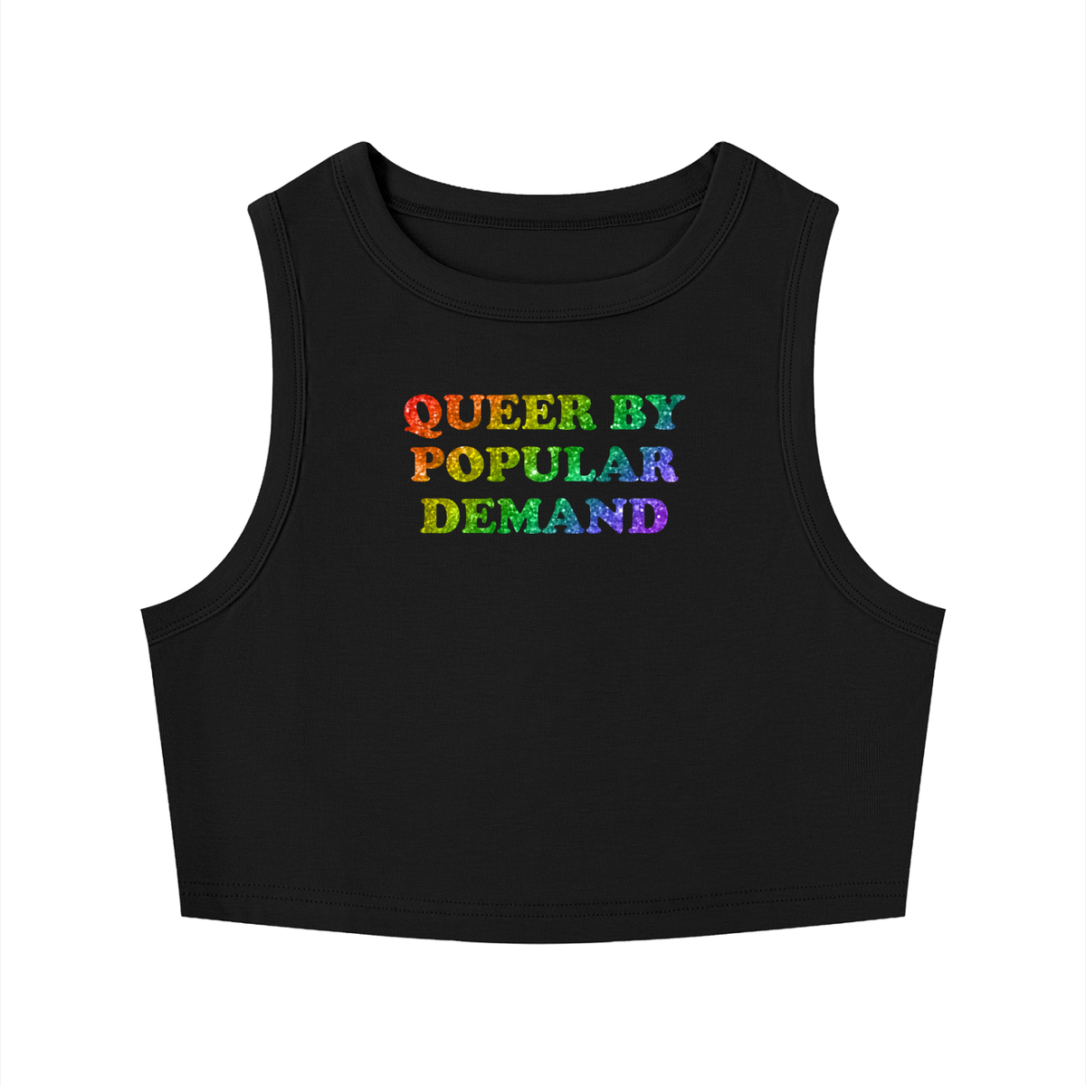 Women's Tight Crewneck Crop Tank Top
