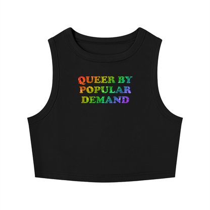 Women's Tight Crewneck Crop Tank Top