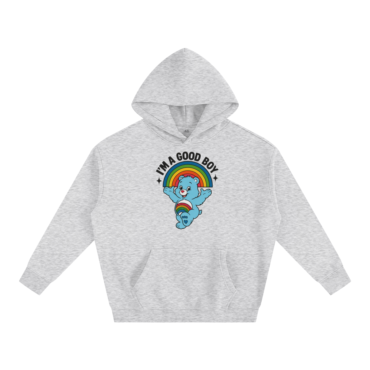 I'M A GOOD BOY BEAR Heavy Fleece Hoodie ~ GAYSBIE