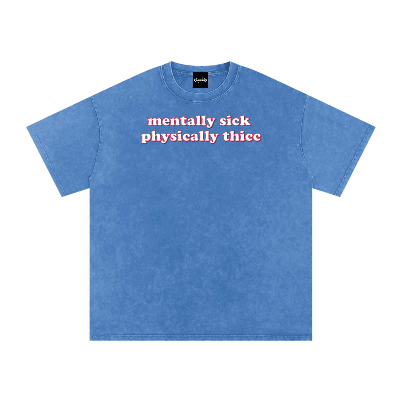 mentally sick physcially thicc Premium Oversized Tee ~ GAYSBIE