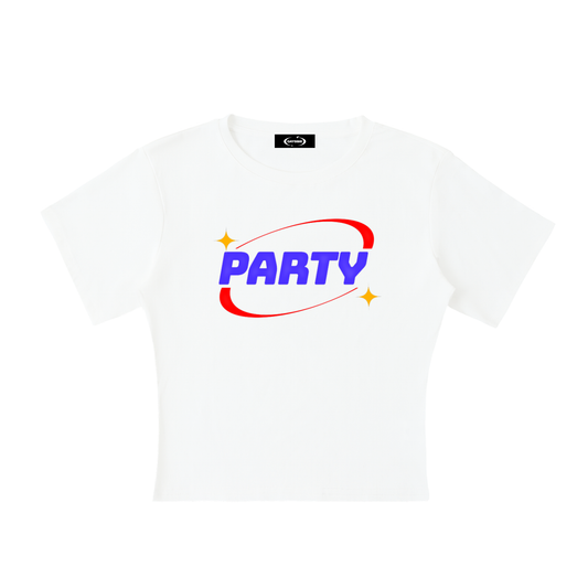 PARTY Baby Tee ~ GAYSBIE