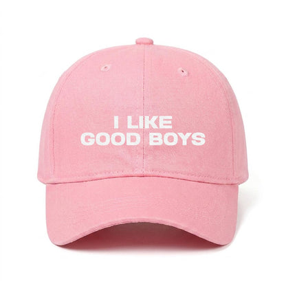 I Like Good Boys Embroidered Cap - Queer Baseball Hat USA, UK & Canada