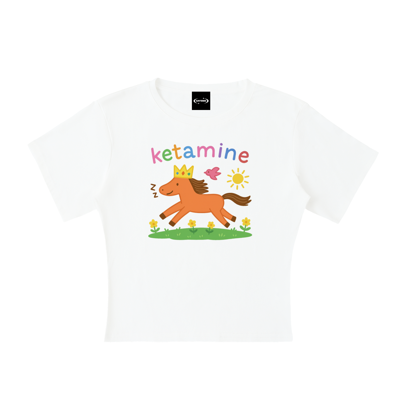 KETAMINE Fantasy Baby Tee ~ GAYSBIE