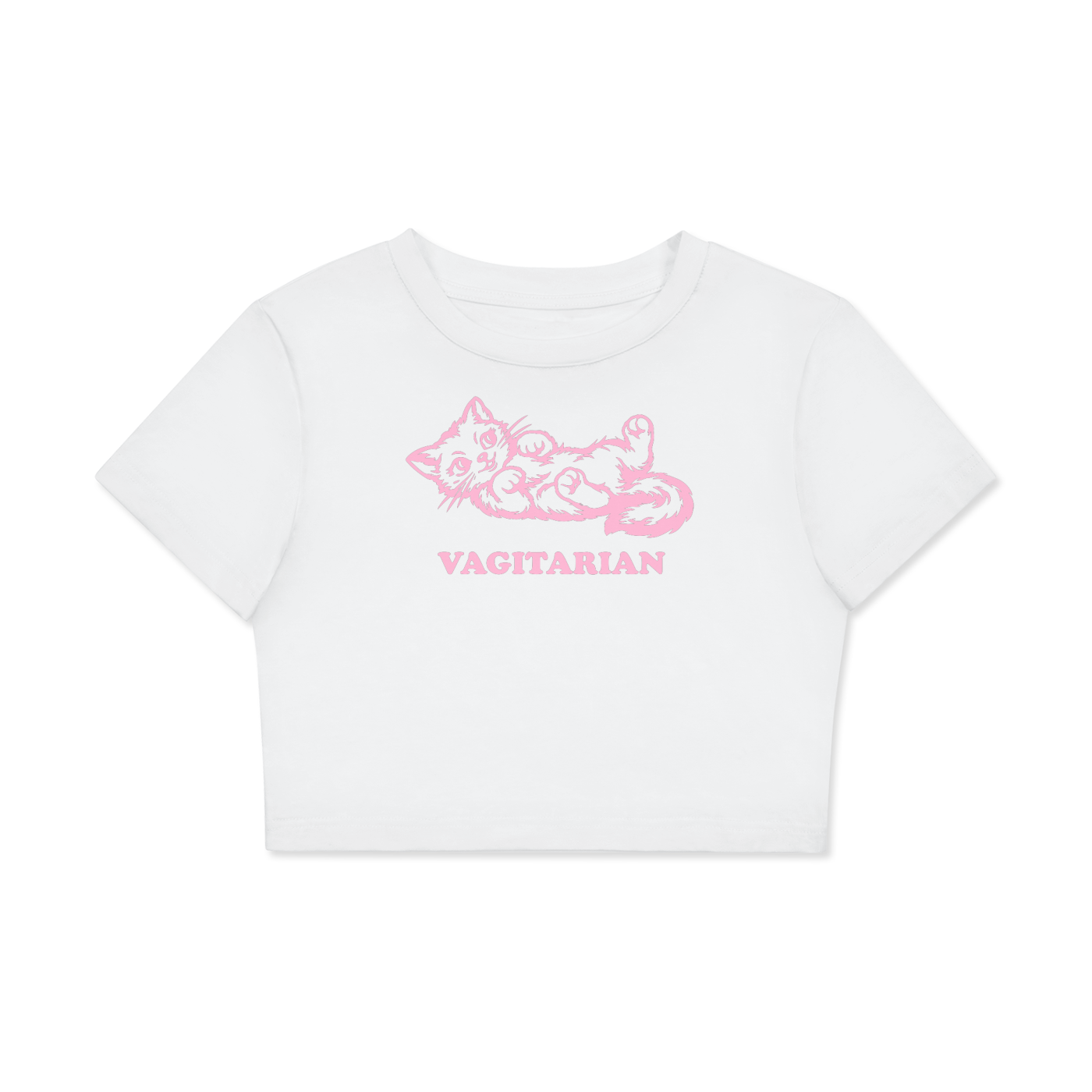 VAGITARIAN PUSSY Crop Tee ~ GAYSBIE