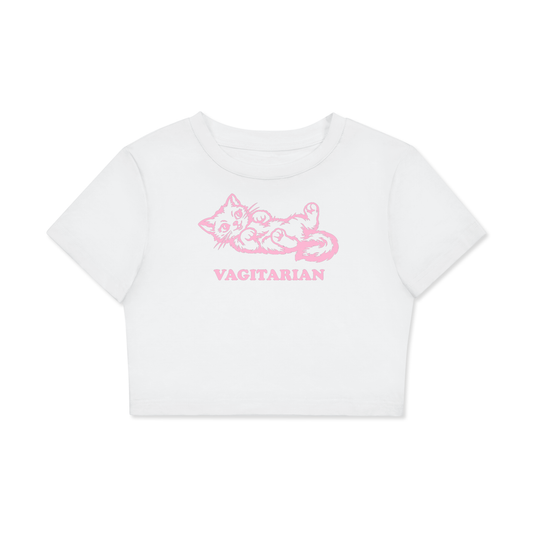 VAGITARIAN PUSSY Crop Tee ~ GAYSBIE