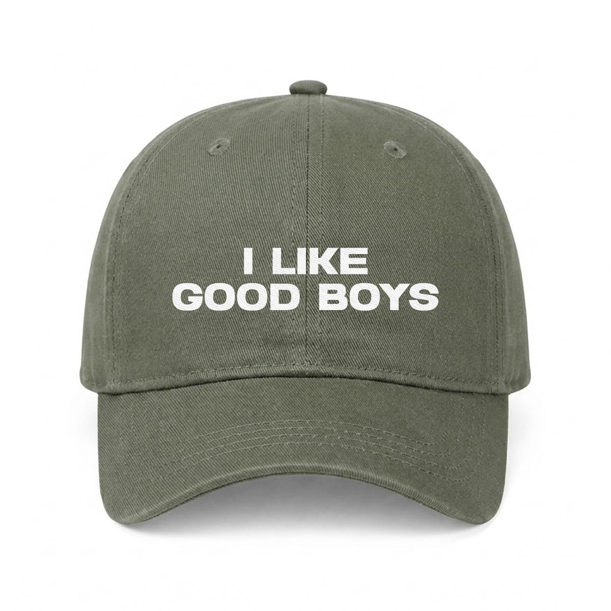 I Like Good Boys Embroidered Cap - Queer Baseball Hat USA, UK & Canada