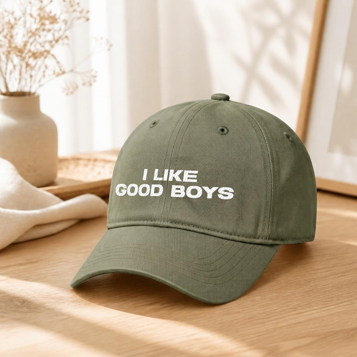 I Like Good Boys Embroidered Cap - Queer Baseball Hat USA, UK & Canada