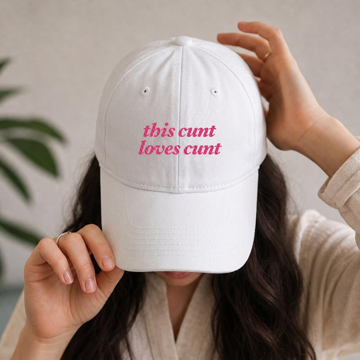this cunt loves cunt Embroidered Cap ~ GAYSBIE